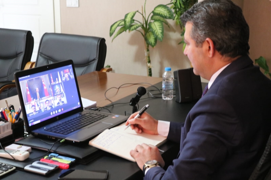 AK Parti İl Başkanları toplantısı telekonferans ile yapıldı