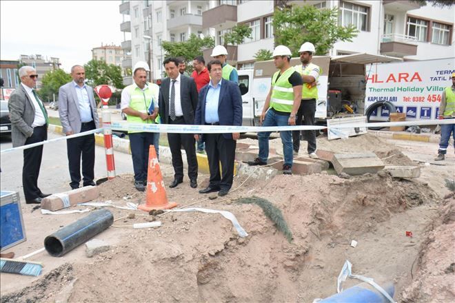 850 Metre Yağmur Suyu Hattı Yapıldı.
