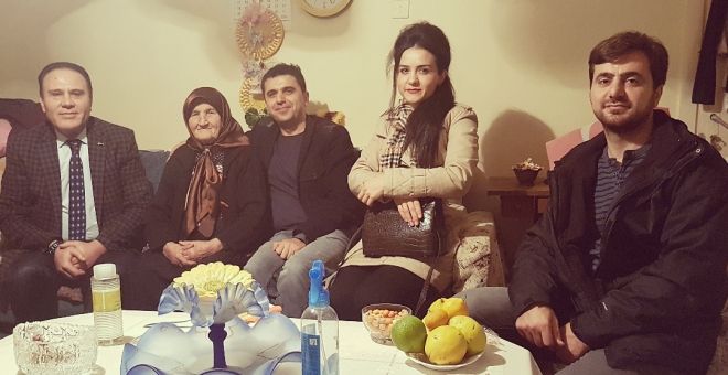 A.Ü.EĞT.ARŞ.HASTANESİ HEKİMLERİ ŞEHİT AİLELERİNİ ZİYARET ETTİ