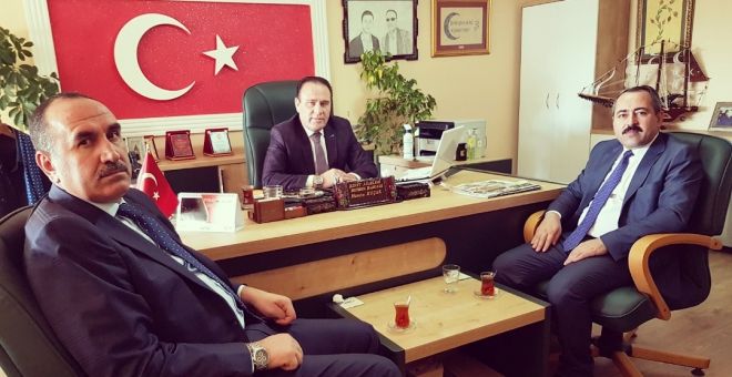 SGK İL MÜDÜRÜ VE YARDIMCISI BAŞKAN KOÇAK´I MAKAMINDA ZİYARET ETTİ