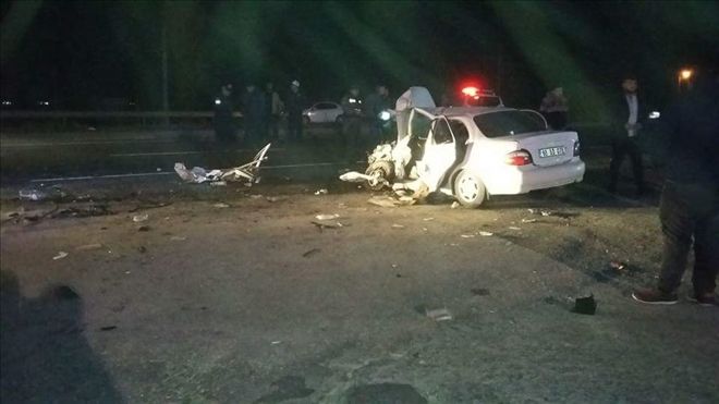 E-90 Karayolundaki Kazada 1 Kişi öldü,2´si Ağır 7 Yaralı