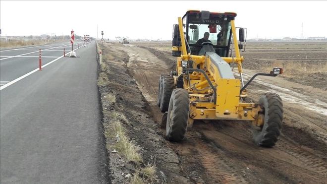 Ölüm Kavşağına ´´Rotary Kavşak´´Çalışma Başlatıldı