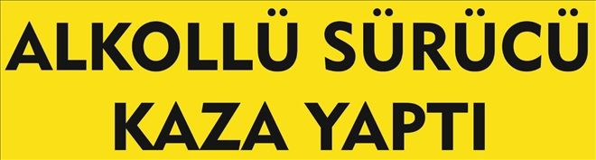 Kaza Yapan Sürücü Alkollü Çıktı