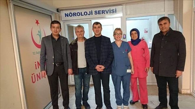 Ak Parti Kurmayları Hasta ve Hasta Yakınlarını Ziyaret Etti