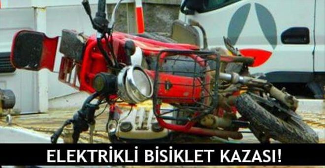 Elektrikli Bisiklet Kazası; 1 Yaralı