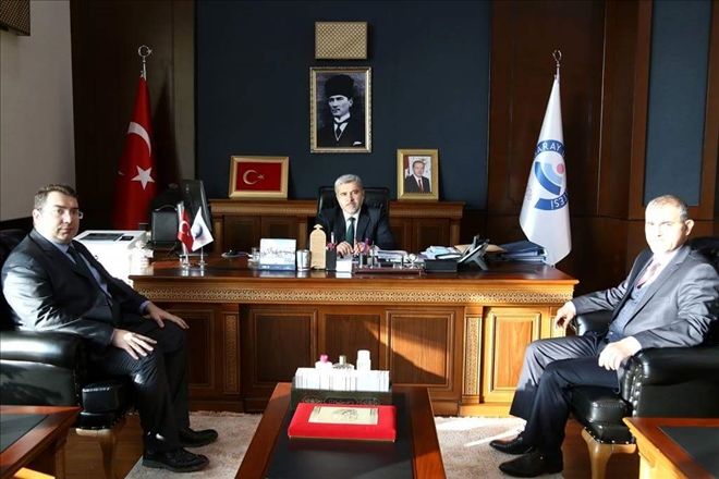İl Sağlık Müdürü Kılıçaslan Rektör Şahin´i Ziyaret Etti