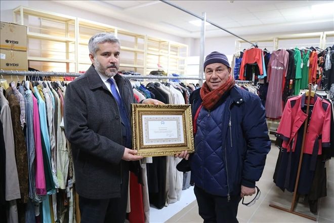 İşadamı İbrahim Özel´e Teşekkür Beratı Verildi