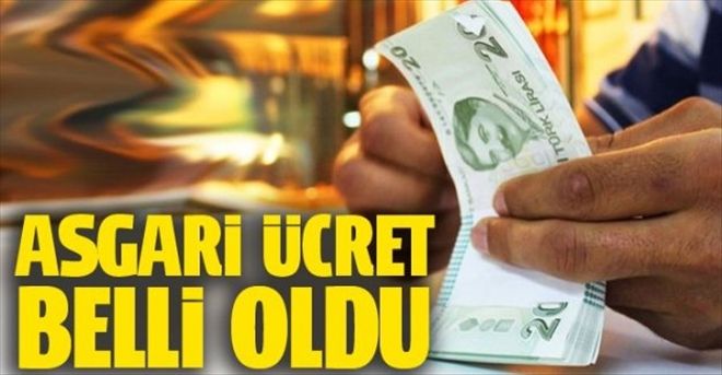 2018 Yılı Asgari Ücret Belli Oldu