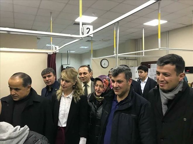 Yılın Son Saatlerinde Ak Parti Kurmaylarından Hasta Ziyareti