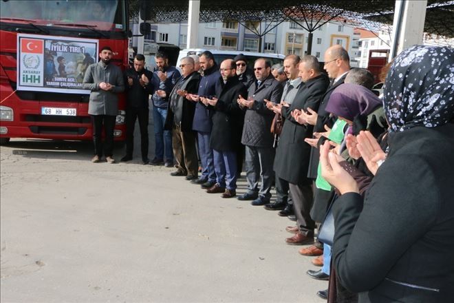 Aksaray´dan Suriye´ye 25 Ton Un Yardımı