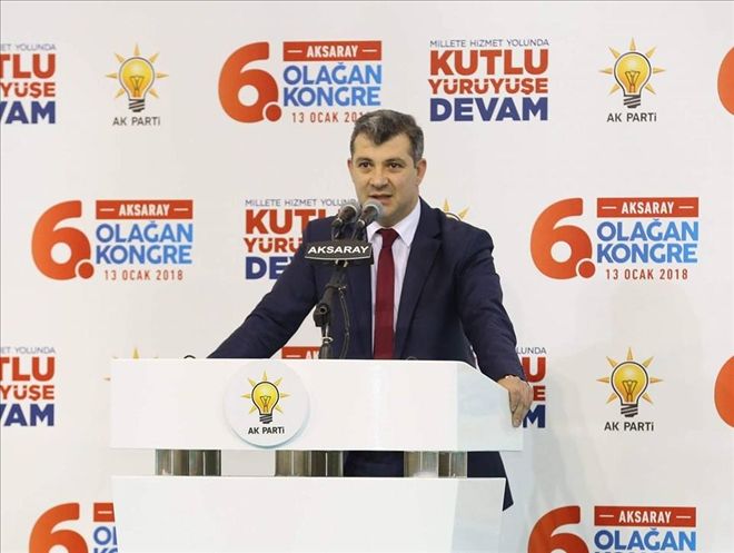 Ak Parti Aksaray  6.Olağan Kongrede Hüseyin Altınsoy İl Başkanı Seçildi.