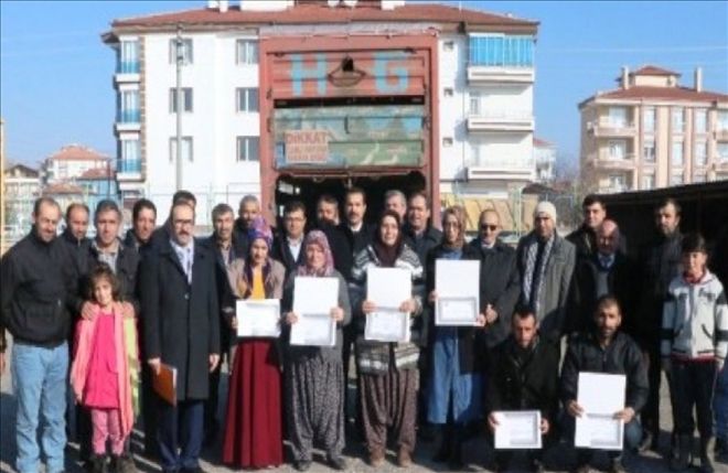 Aksaray´da 6 Üreticiye 222 Küçükbaş Hayvan Dağıtıldı