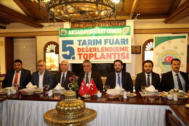 5.Tarım Fuarı Değerlendirme Toplantısı Yapıldı