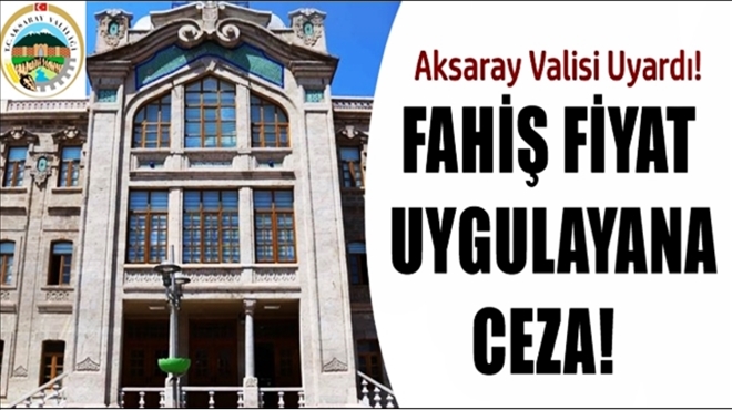 Vali Pekmez Uyardı!
