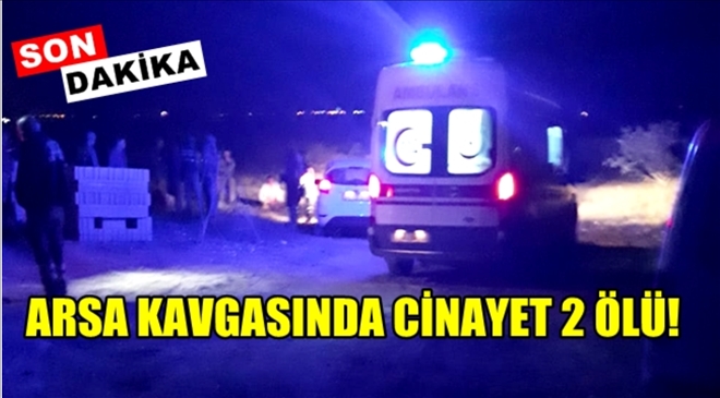 Arsa kavgasında cinayet:2 ölü