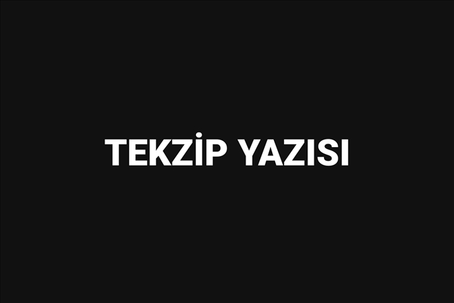 TEKZİP YAZISI