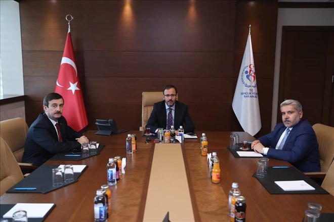 Rektör Şahin, Gençlik ve Spor Bakanı´nı Ziyaret Etti