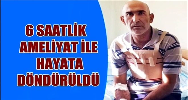 Aort damarı yırtılan hastayı sağlığına kavuşturdular
