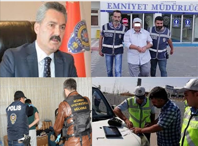 Aksaray Emniyet Müdürlüğü 1 Aylık Bilançoyu Açıkladı