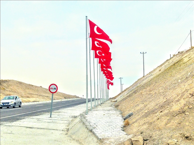 Ihlara,Ay-Yıldızlı Bayraklarla Çevrelendi