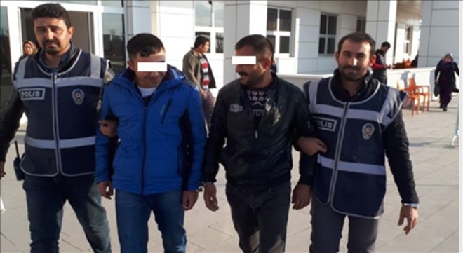 Hırsızlık zanlıları yakalandı:3 tutuklama