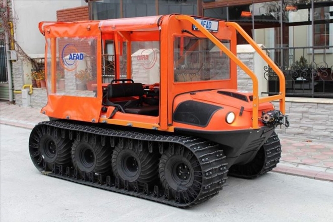 Aksaray AFAD tam donanımlı araçlarla kışa hazır