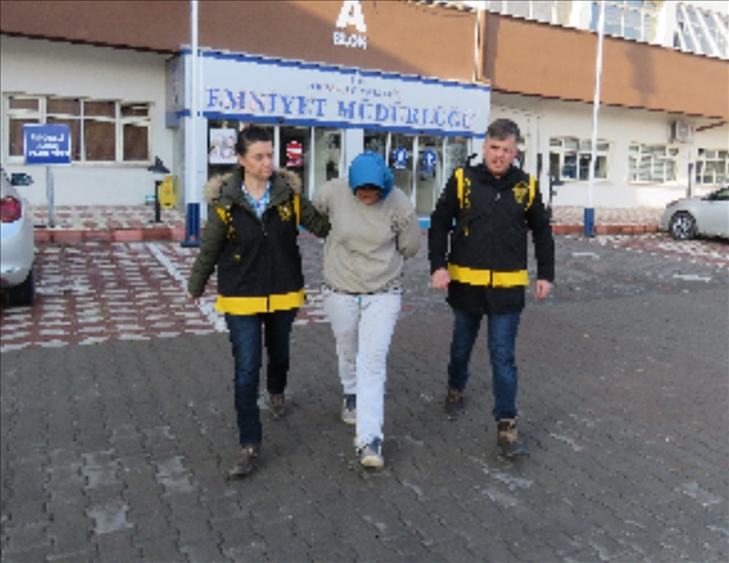 Inşaattan  hırsızlık yapan 2 kişi yakalandı