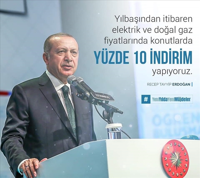 Cumhurbaşkanı Erdoğan´dan müjdeli haber