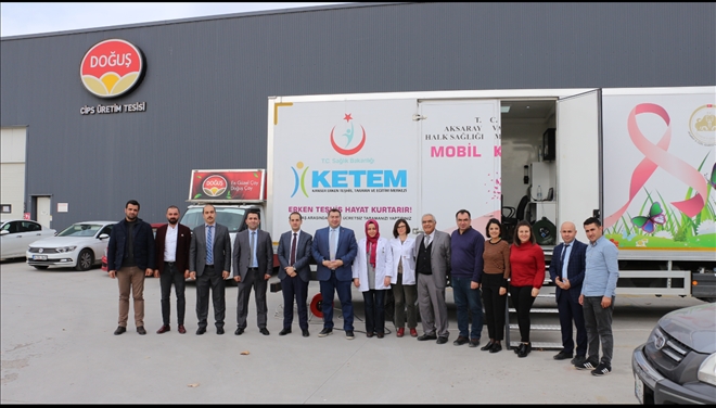 Aksaray OSB´de ücretsiz kanser taraması başlatıldı
