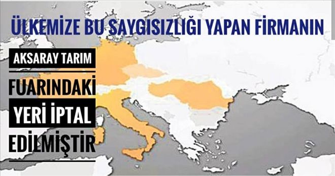 Saygısız Firmaya Aksaray´dan Büyük Hamle | aksarayhaber68 | aksaray haberleri