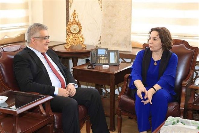 Ak Parti Heyetinden Vali Aykut Pekmez´e ziyaret