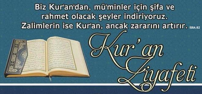 Kur´an Ziyafeti | aksarayhaber68 | aksaray haberleri