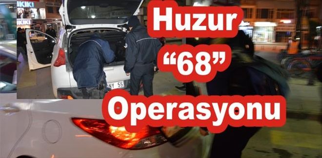 Aksaray´da ´´Huzur 68´´ Operasyonu |aksaray haber | aksarayhaber68