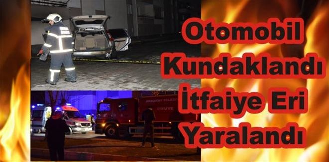 Kundaklanan Araç Cayır Cayır Yandı | aksaray haber