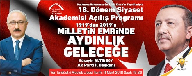 Kalkınma Bakanı Lütfi Elvan Aksaray´a Geliyor