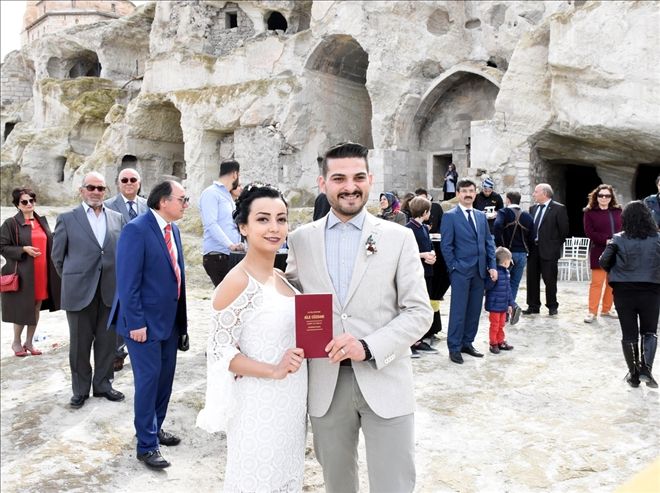 Yer altı şehrinde nikah - Nevşehir Haberleri