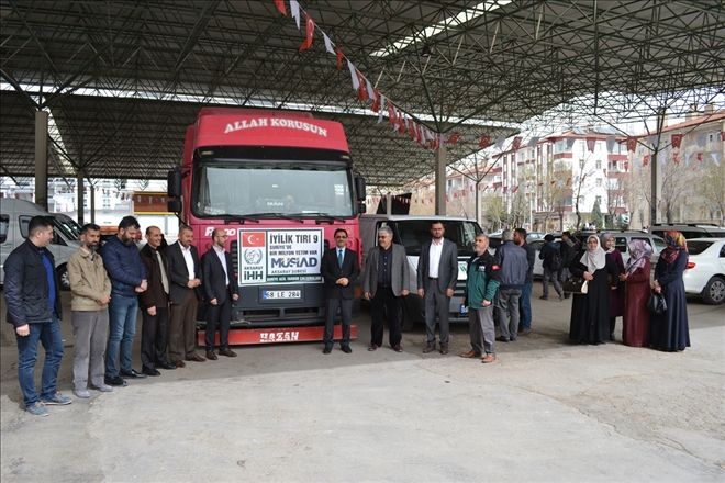 9.Yardım Tırı Reyhanlı´ya Uğurlandı | aksaray