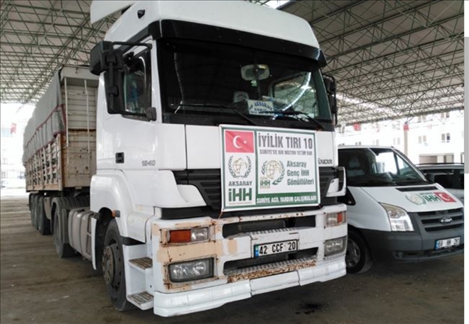 İHH 11. İyilik TIR´ını Muhsin Yazıcıoğlu Anısına Gönderdi