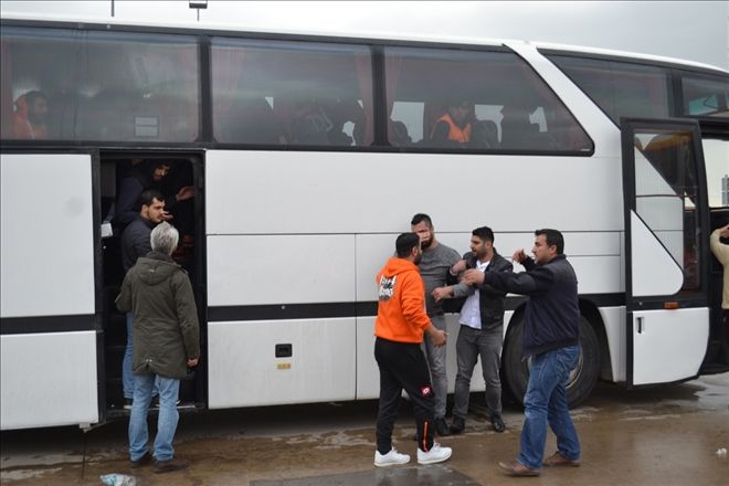 Taraftar grubu büfede taşkınlık çıkardı - aksaray haberleri