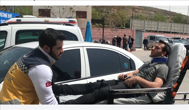 Nevşehir yolunda kaza:2 yaralı