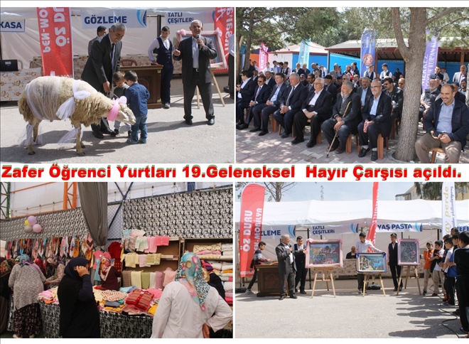 Aksaray´ın en büyük hayır çarşısı açıldı