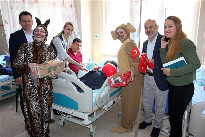Hastane yönetimi çocukları unutmadı