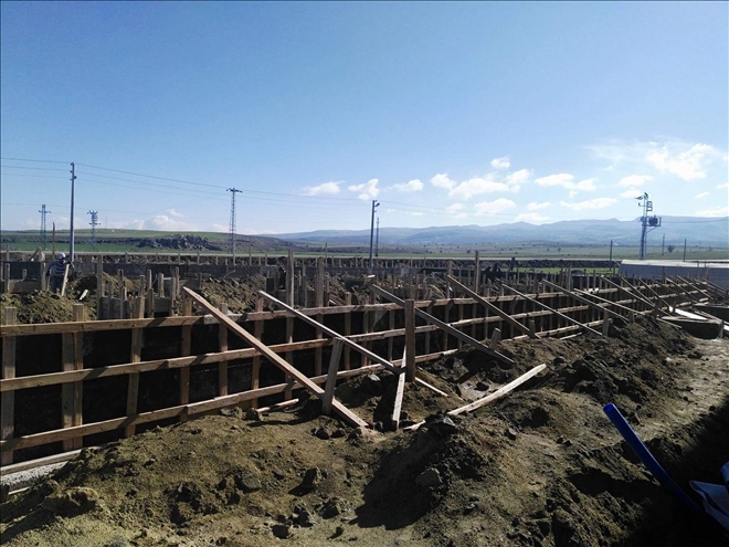 Güzelyurt İlçesi terminal ve iş merkezi temeli tamamlandı