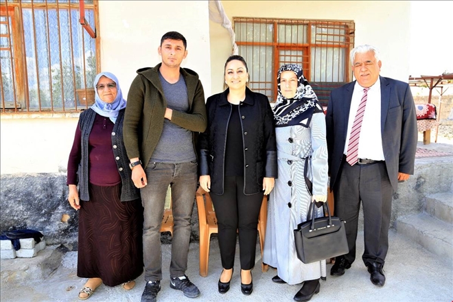 Afrin Gazisine moral ziyareti