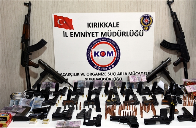 Kırıkkale´de kaçak silah operasyonu