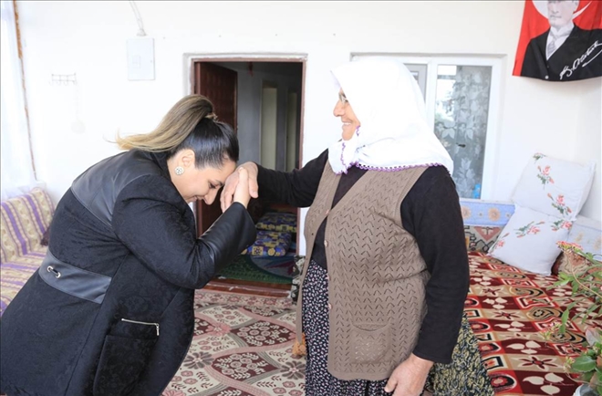 Şehit ailelerine ziyaret - aksaray haberleri