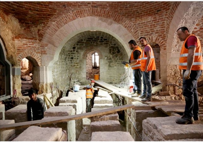 II.Kılıçarslan Hamamı Tüm İhtişamıyla Ortaya Çıkıyor