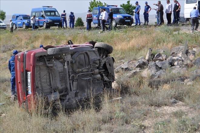 Nevşehir´de otomobil devrildi: 1 ölü, 1 yaralı