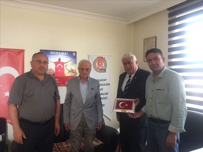 İsrafil Aktürk Celil Acar´ı Cemiyette ziyaret etti