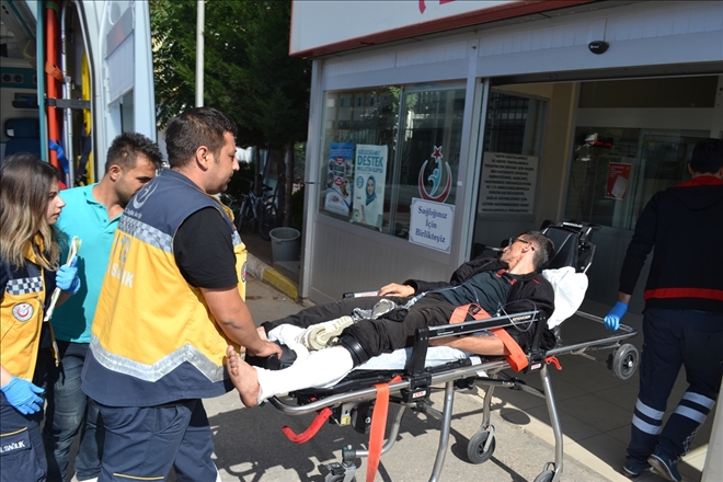 Avda kazayla yaralandı
